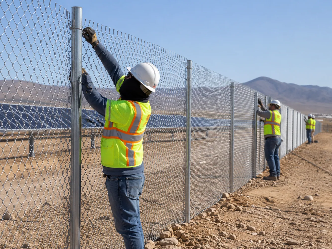Illustrative photo: GI Chain-Link Fencing