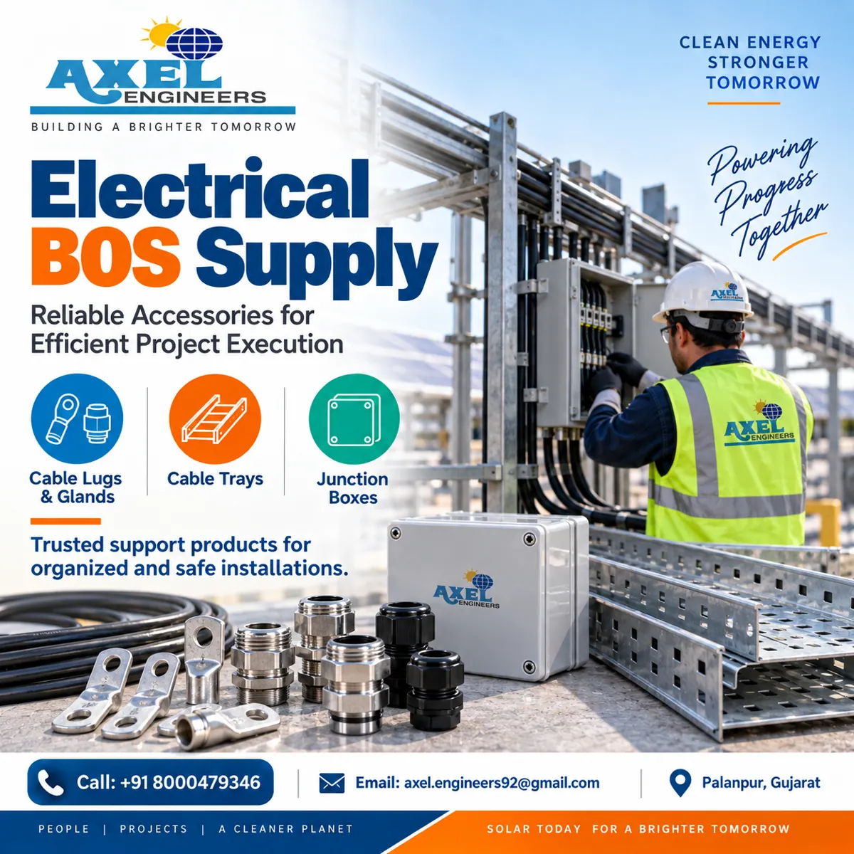 AXEL ENGINEERS promotional artwork — Inverter & SCM Stand